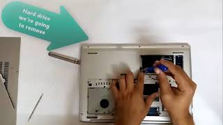 Removing and Replacing the Hard Disk Drive for HP 