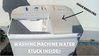 How to repair washing machine water not draining - 2021