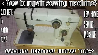 How to repair sewing machine at home