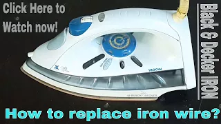 black decker iron